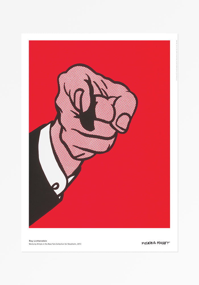 Poster, Roy Lichtenstein, Works by Artists in the New York Collection for Stockholm