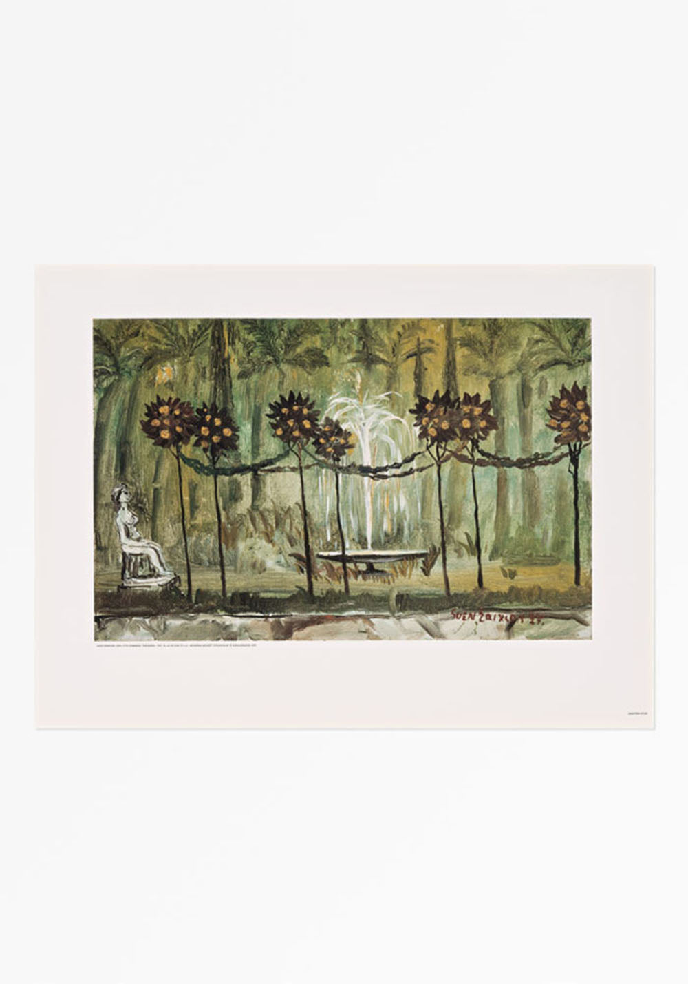 Poster, Sven X-et Erixson, Romersk trädgård