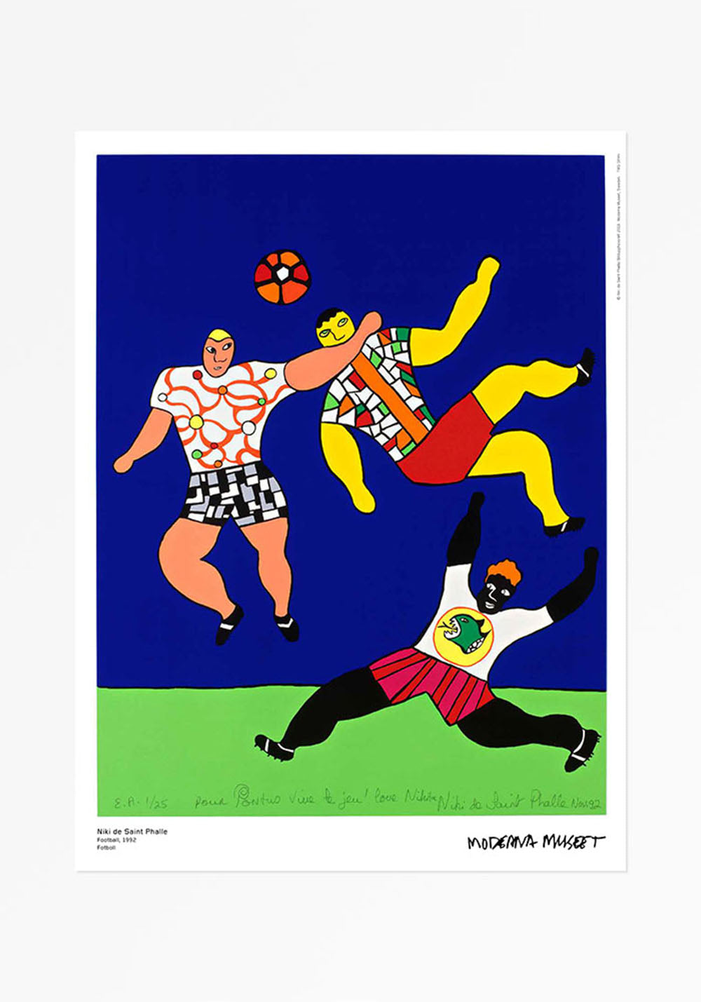 Poster, Niki de Saint Phalle, Vive le Football!