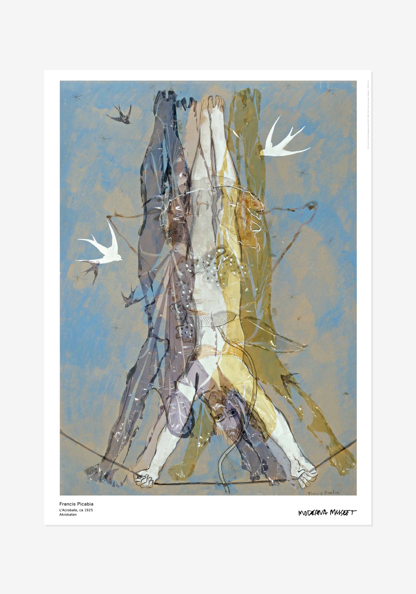 Poster, Francis Picabia, The Acrobat