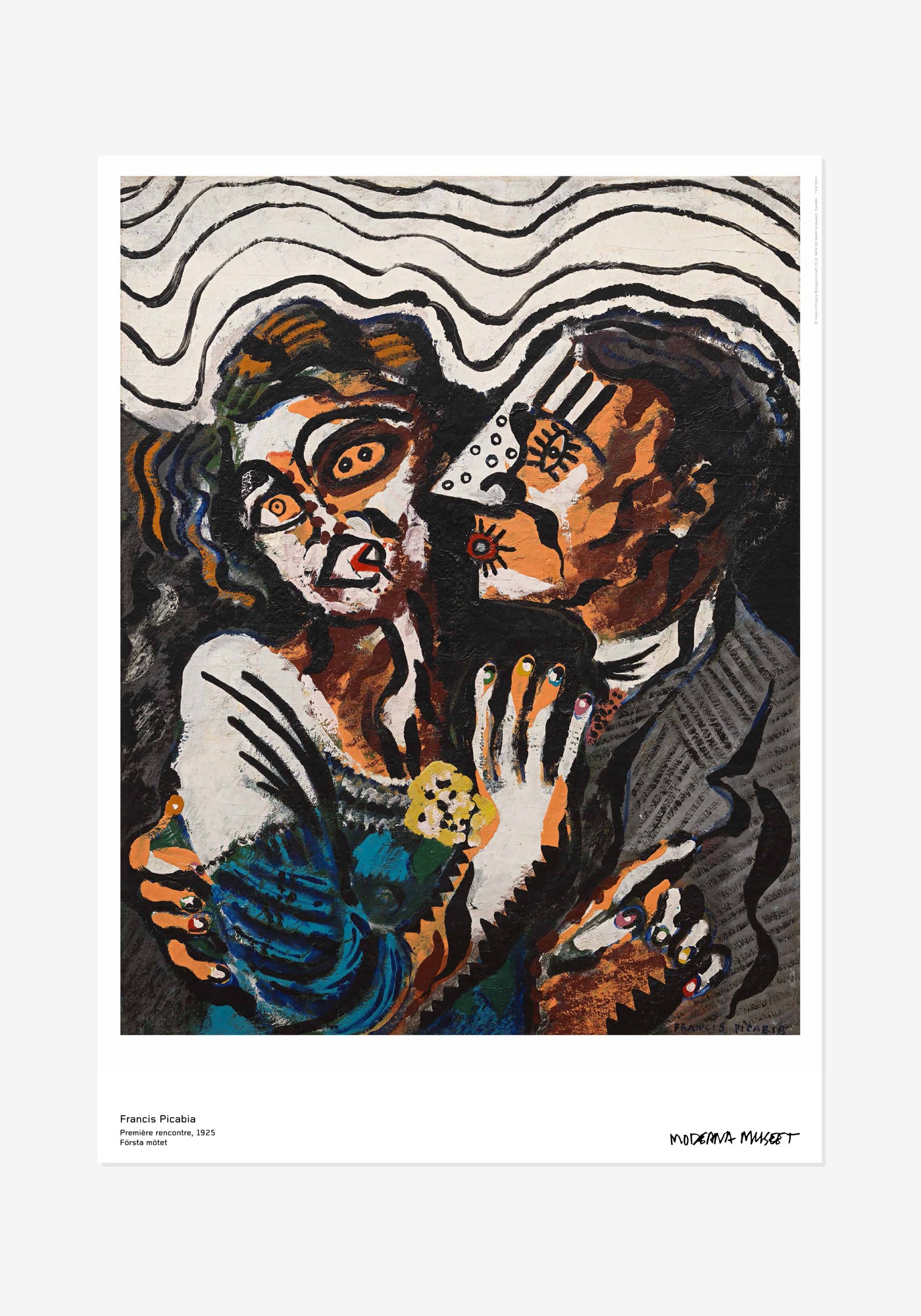 Poster, Francis Picabia, Första mötet