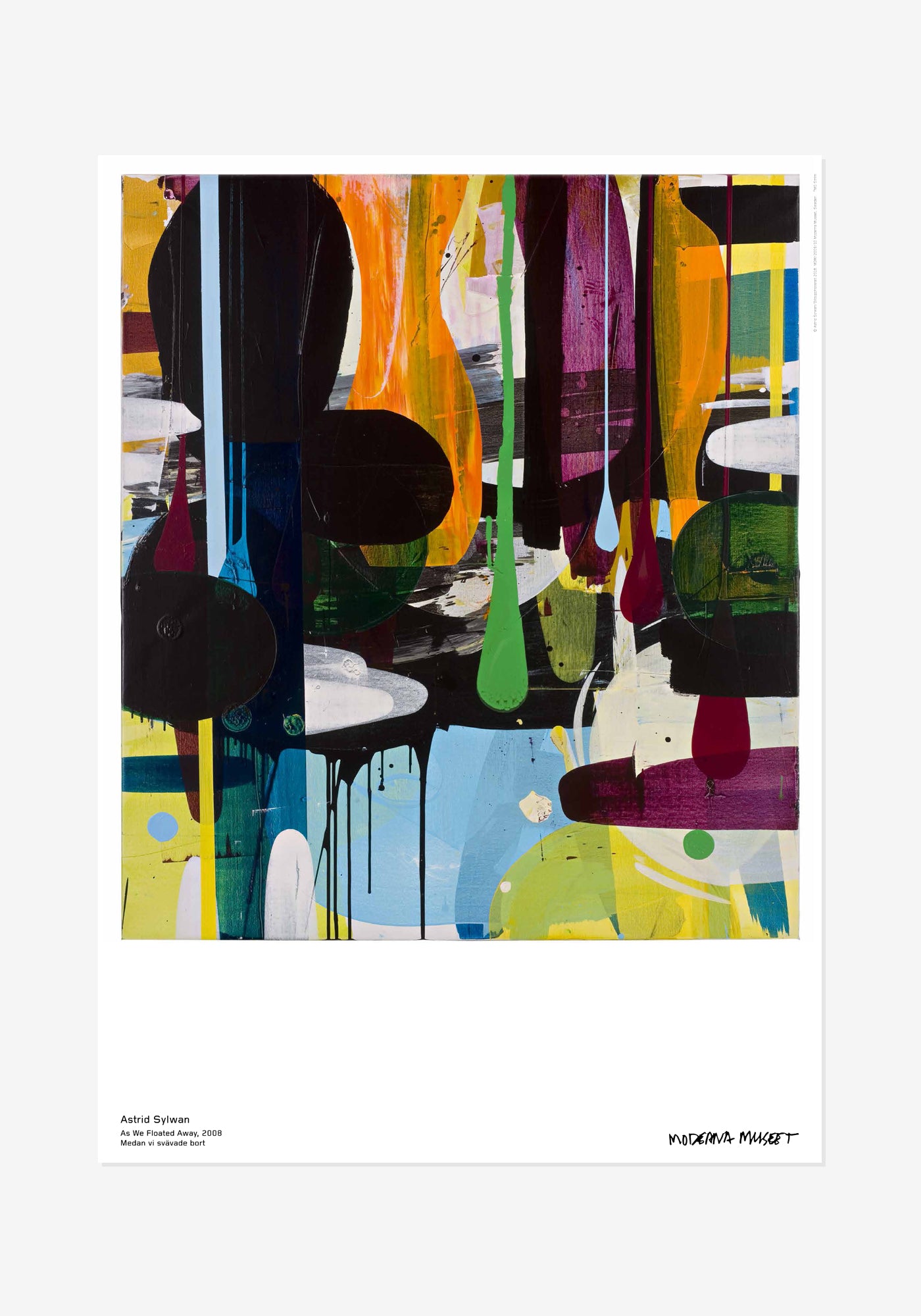 Poster, Astrid Sylwan, While we were floating away – Moderna