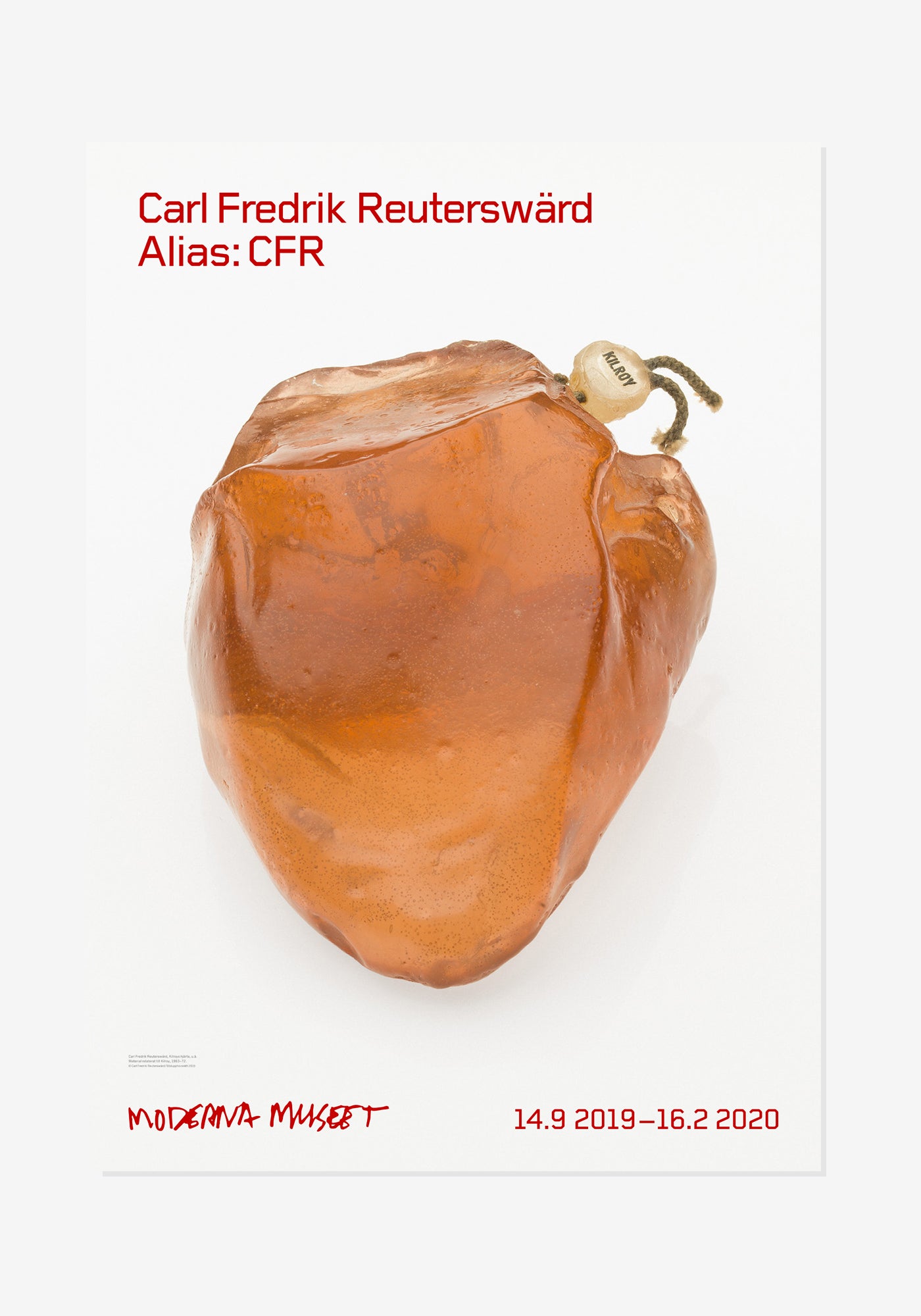 Poster, Carl Fredrik Reuterswärd, Kilroys hjärta