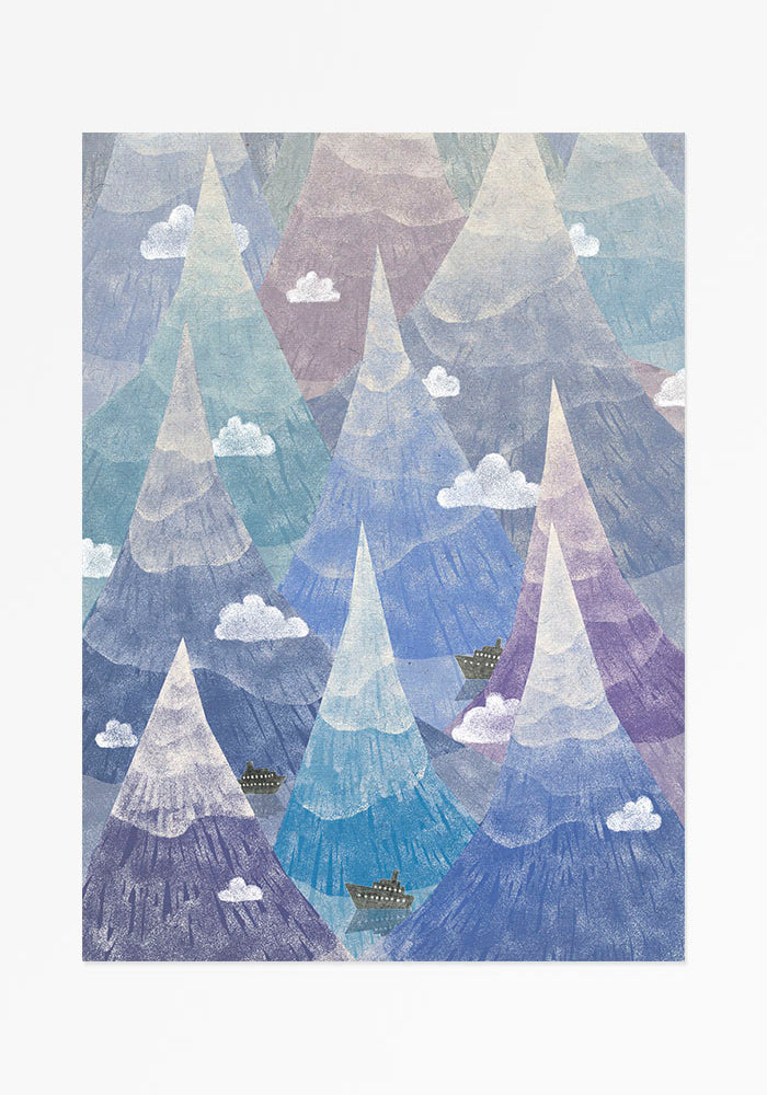 Poster, Maya Jönsson, Spetsiga berg