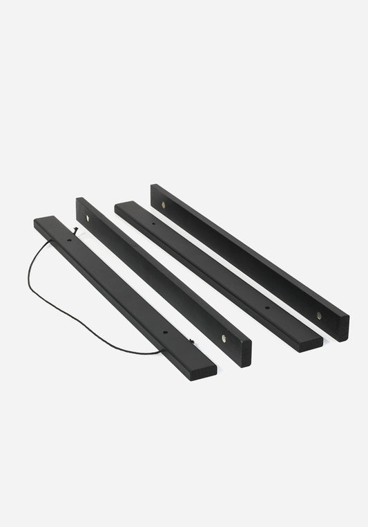 Ramlist, Svart, 70cm