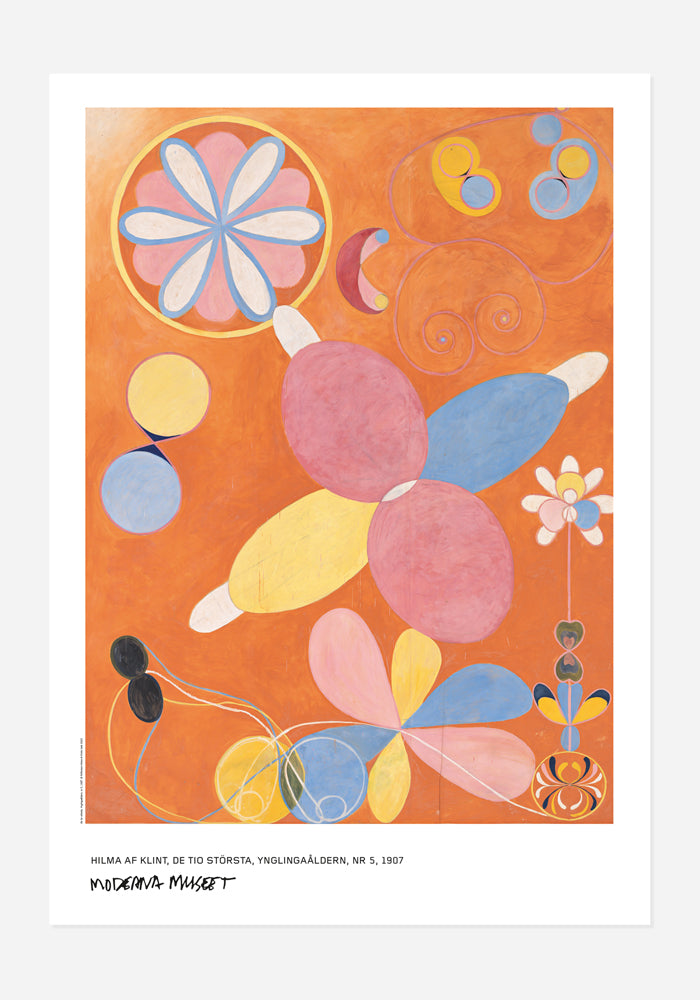 Poster, Hilma af Klint, De tio största, Ynglingaåldern, nr 4