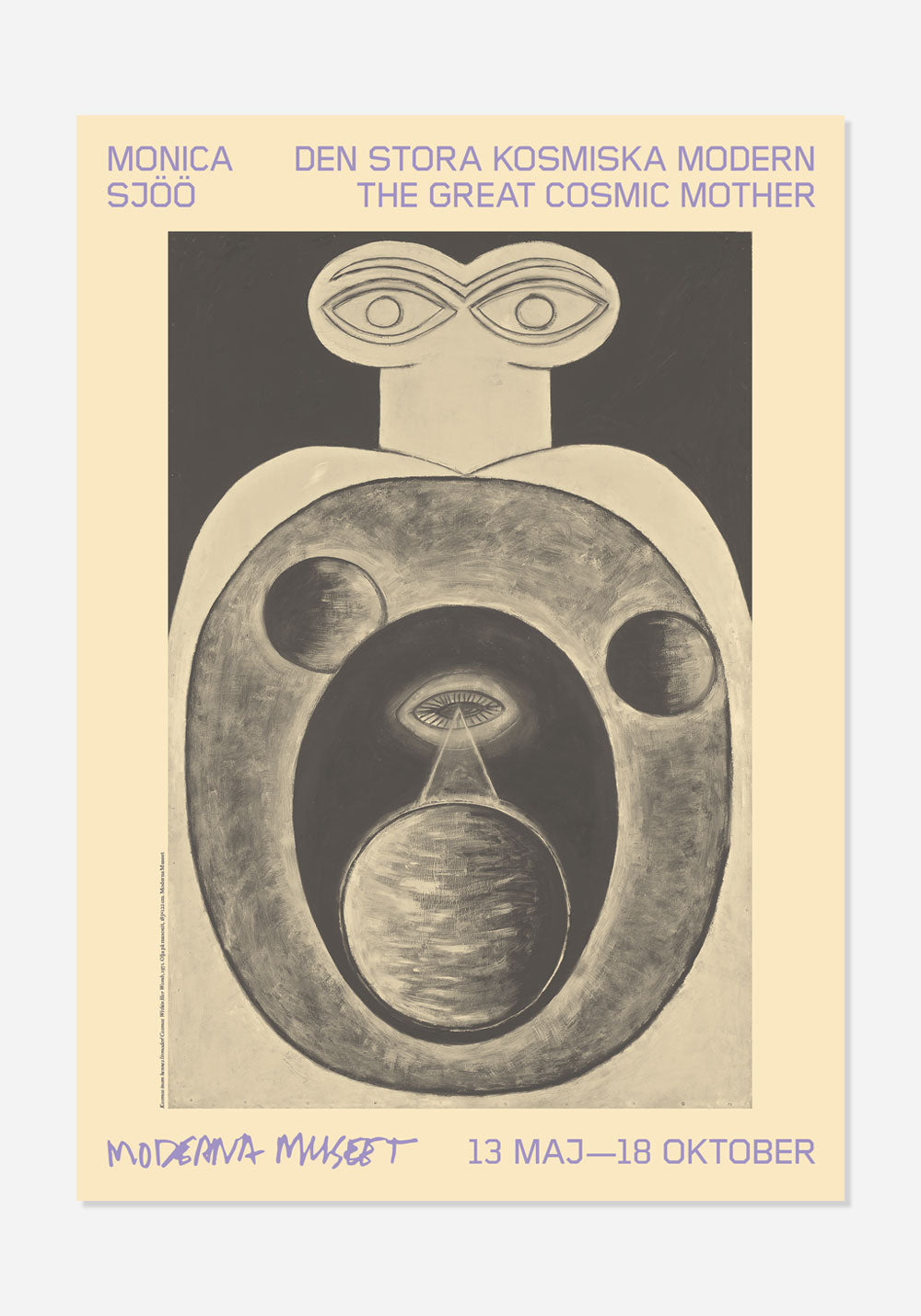 Poster, Monica Sjöö, Kosmos inom hennes livmoder