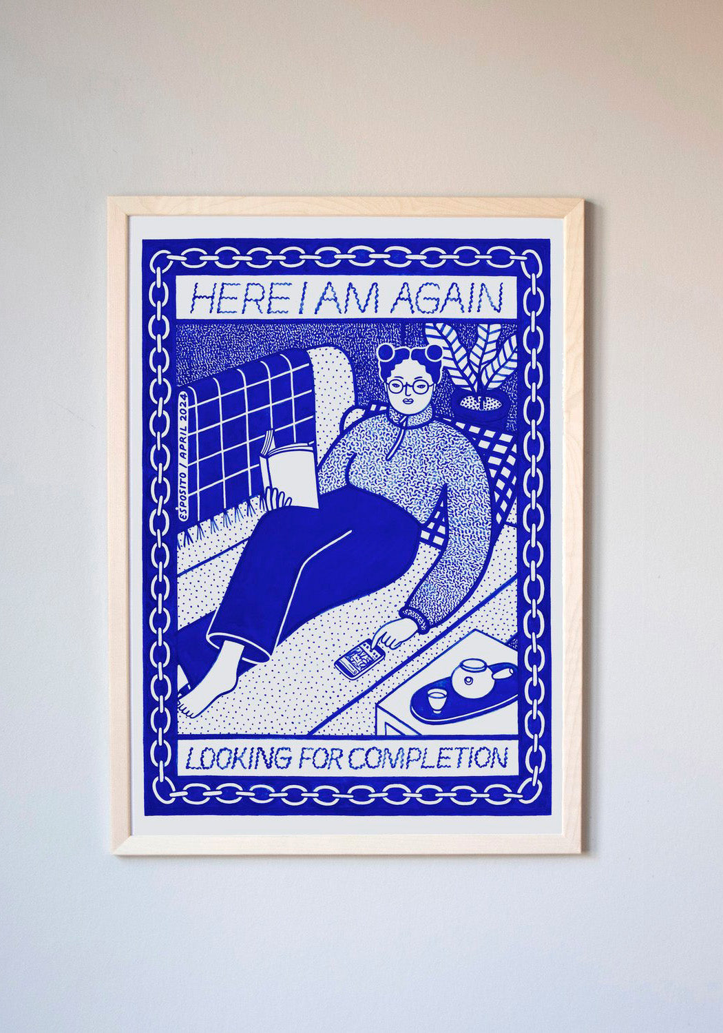 Poster, Elise Esposito, Addiction (Here i am again...)