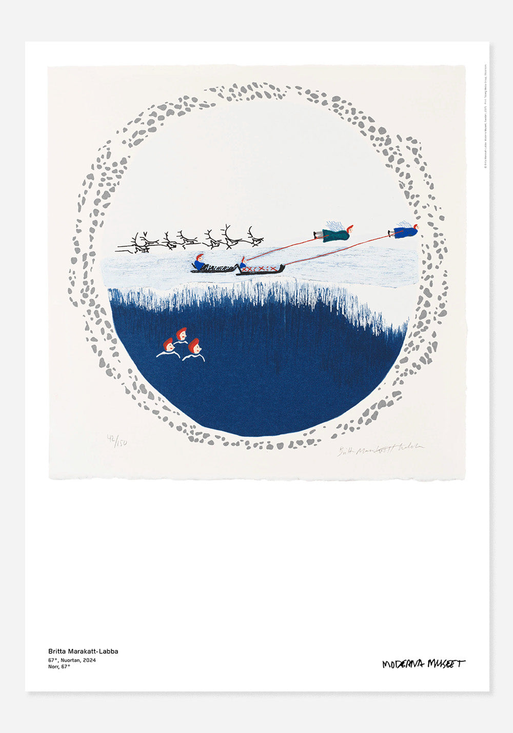 Mom139 - 67°, Nuortan (North, 67°) 50x70