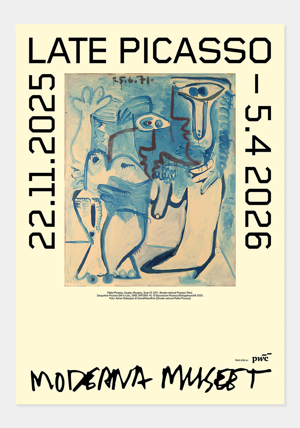 Poster, Pablo Picasso, Couple, Mougins – Moderna Museets Butiken
