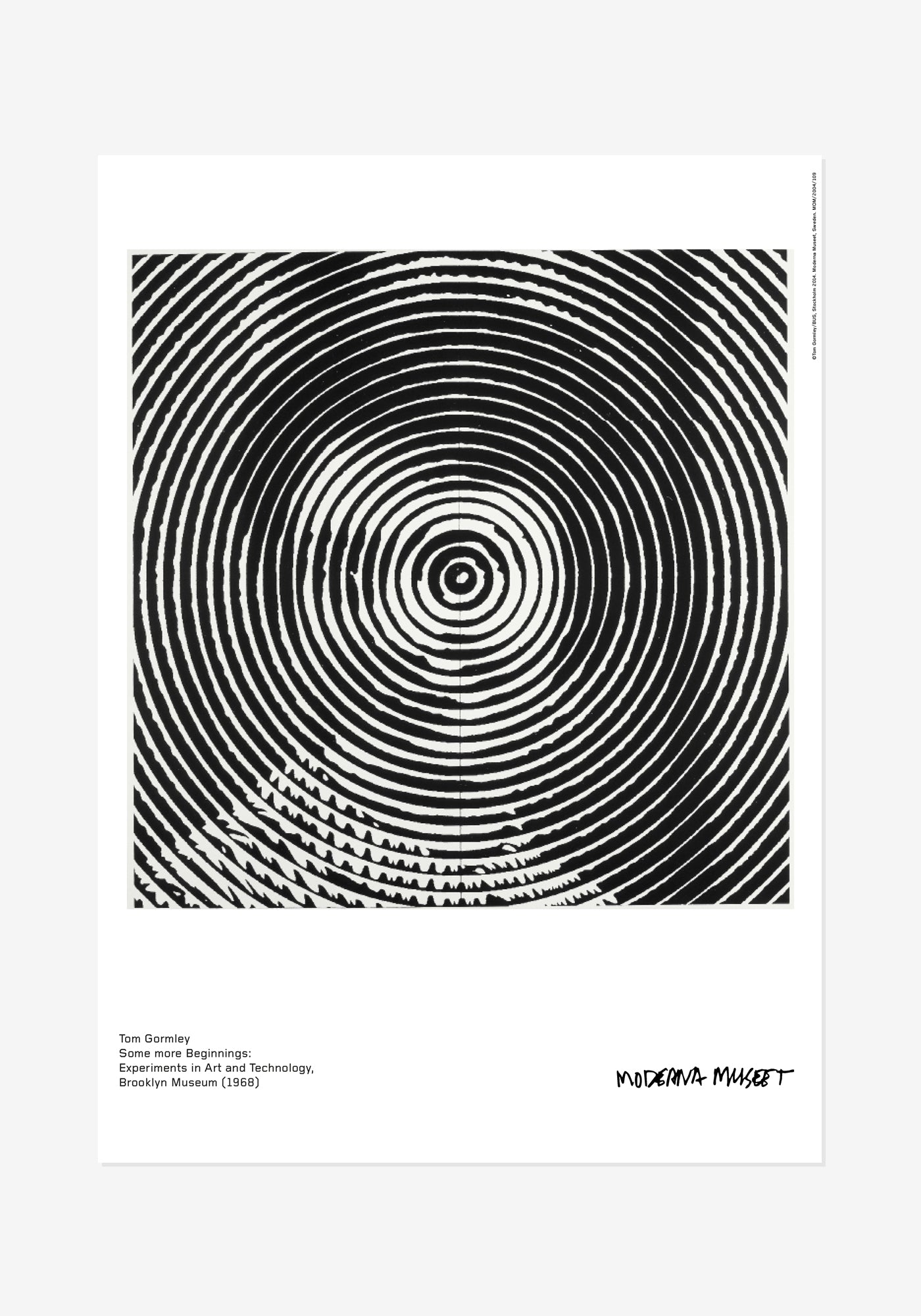 Poster, Tom Gormley, Some More Beginnings: Experiments in Art and Technology
