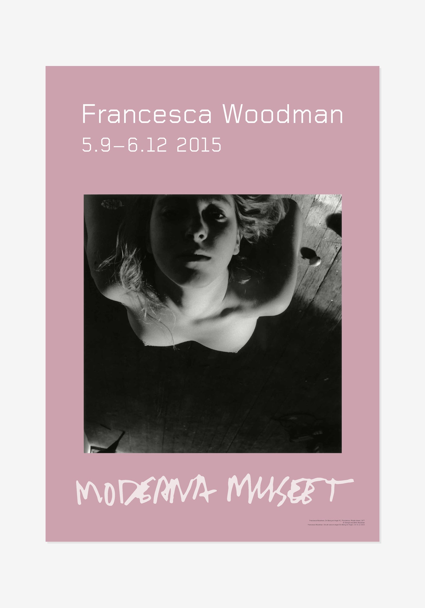 Poster, Francesca Woodman, On being an angel #1