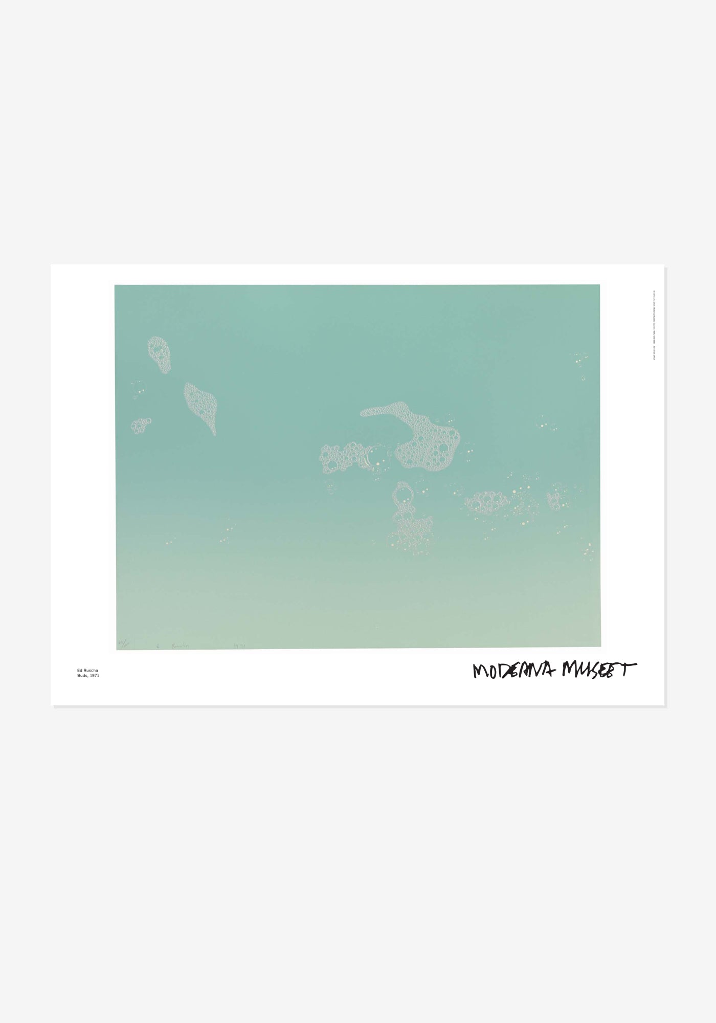 Poster, Ed Ruscha, Suds