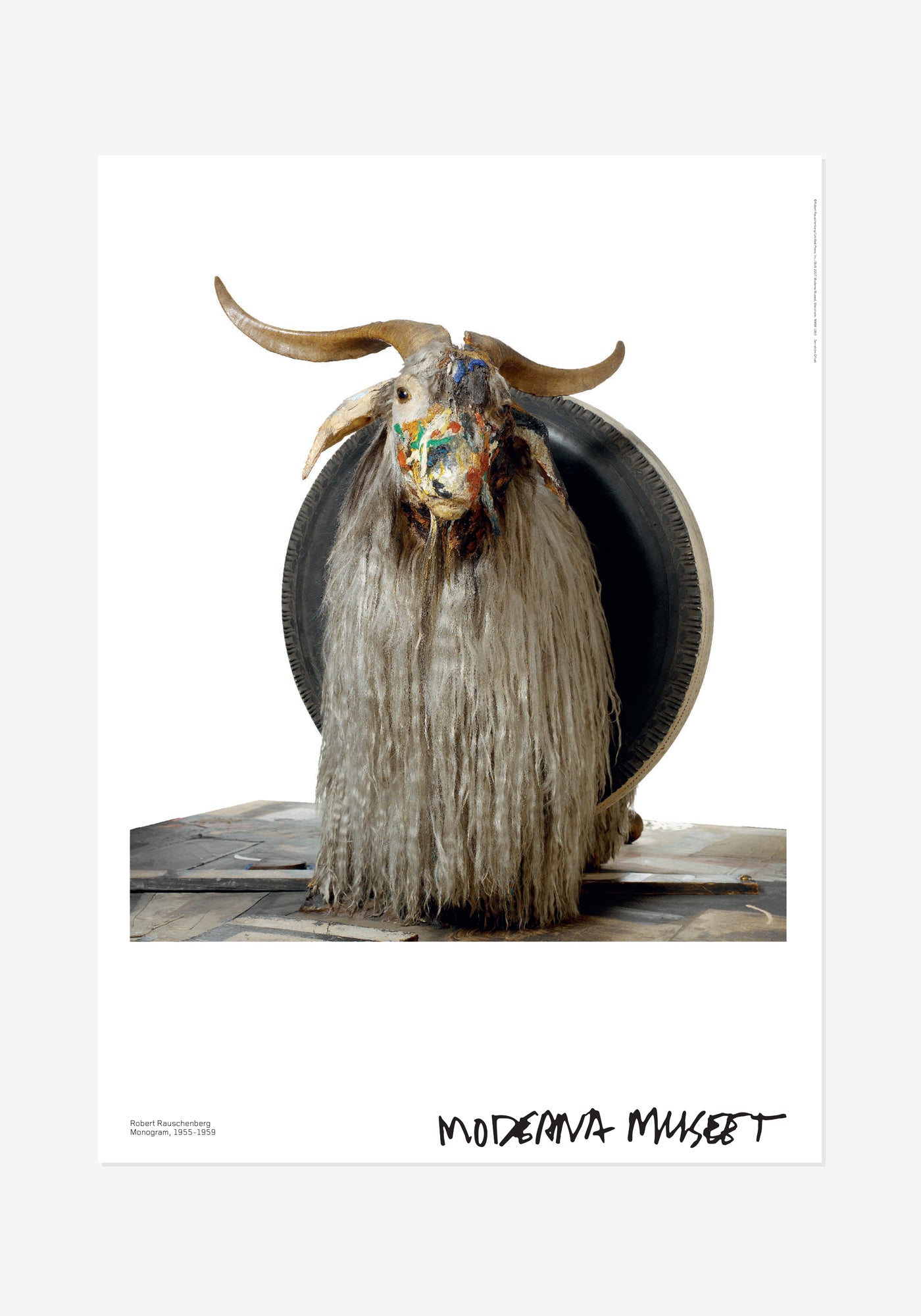 Poster, Robert Rauschenberg, Monogram