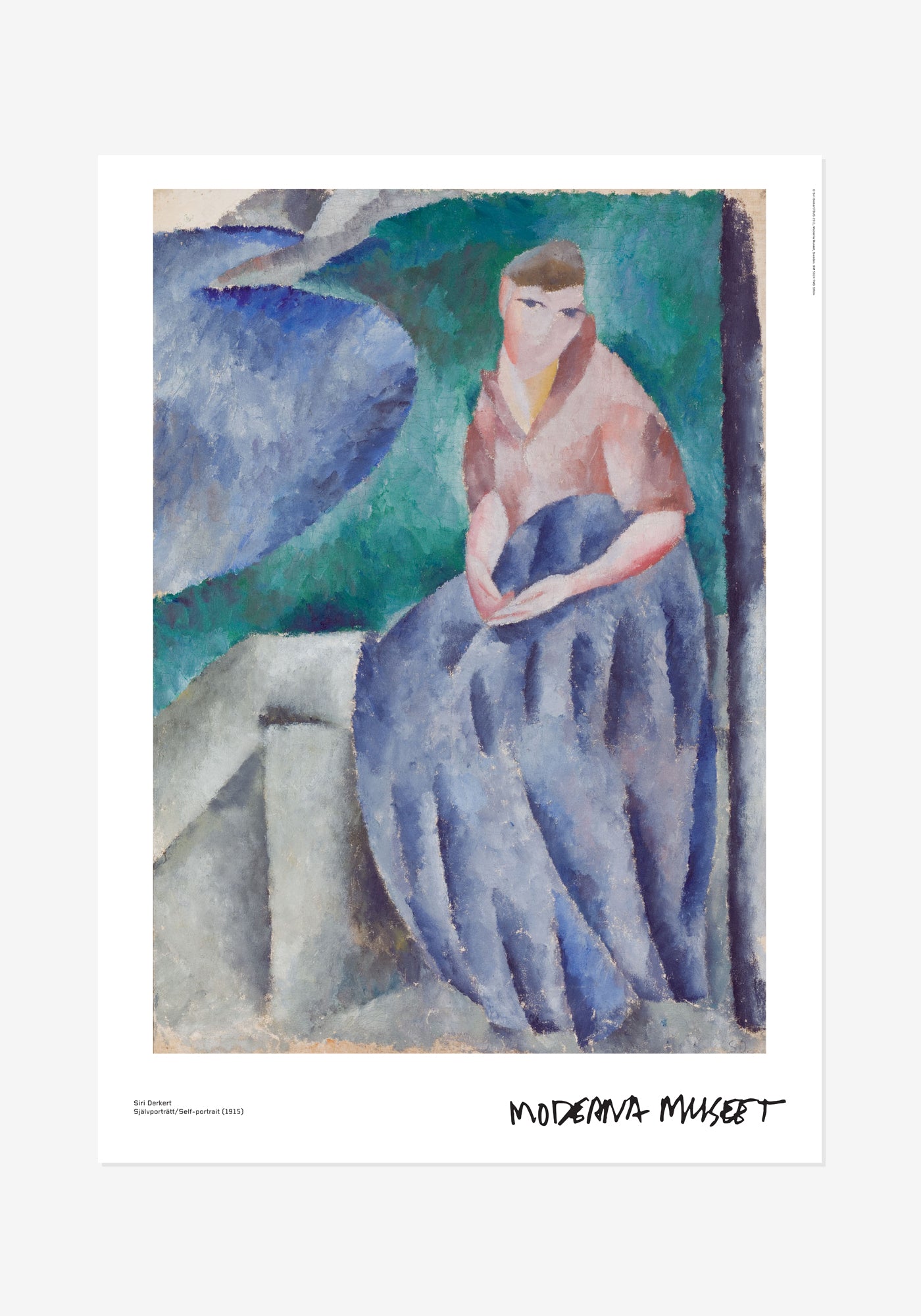 Poster, Siri Derkert, Self-portrait