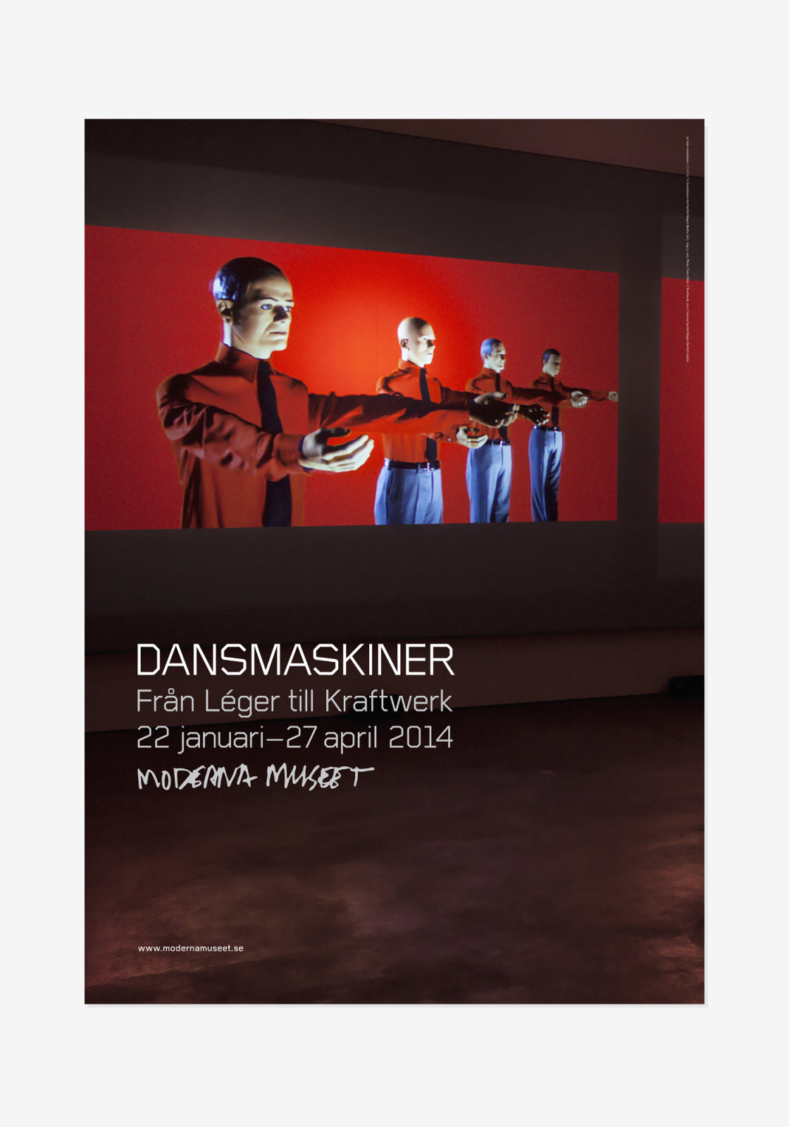 Poster, Kraftwerk, Dansmaskiner