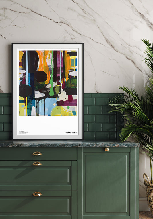 Poster, Astrid Sylwan, While we were floating away