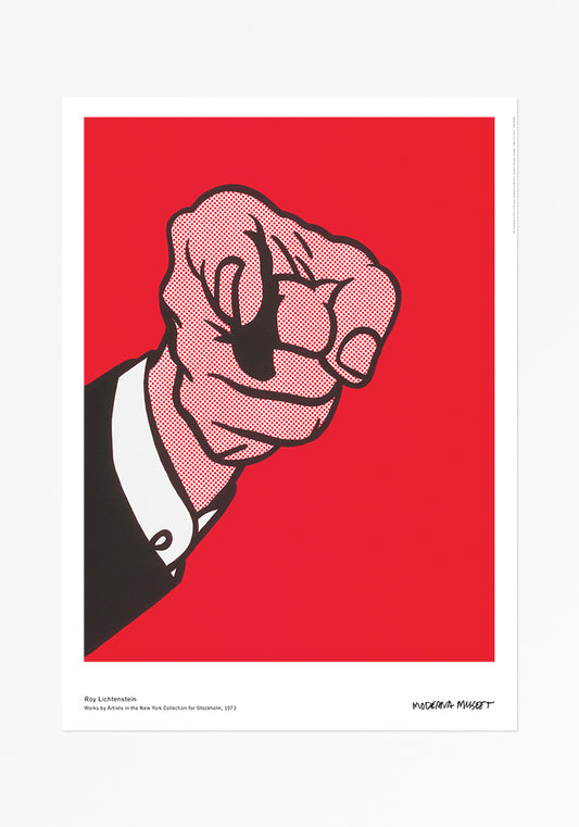 Poster, Roy Lichtenstein, Works by Artists in the New York Collection for Stockholm