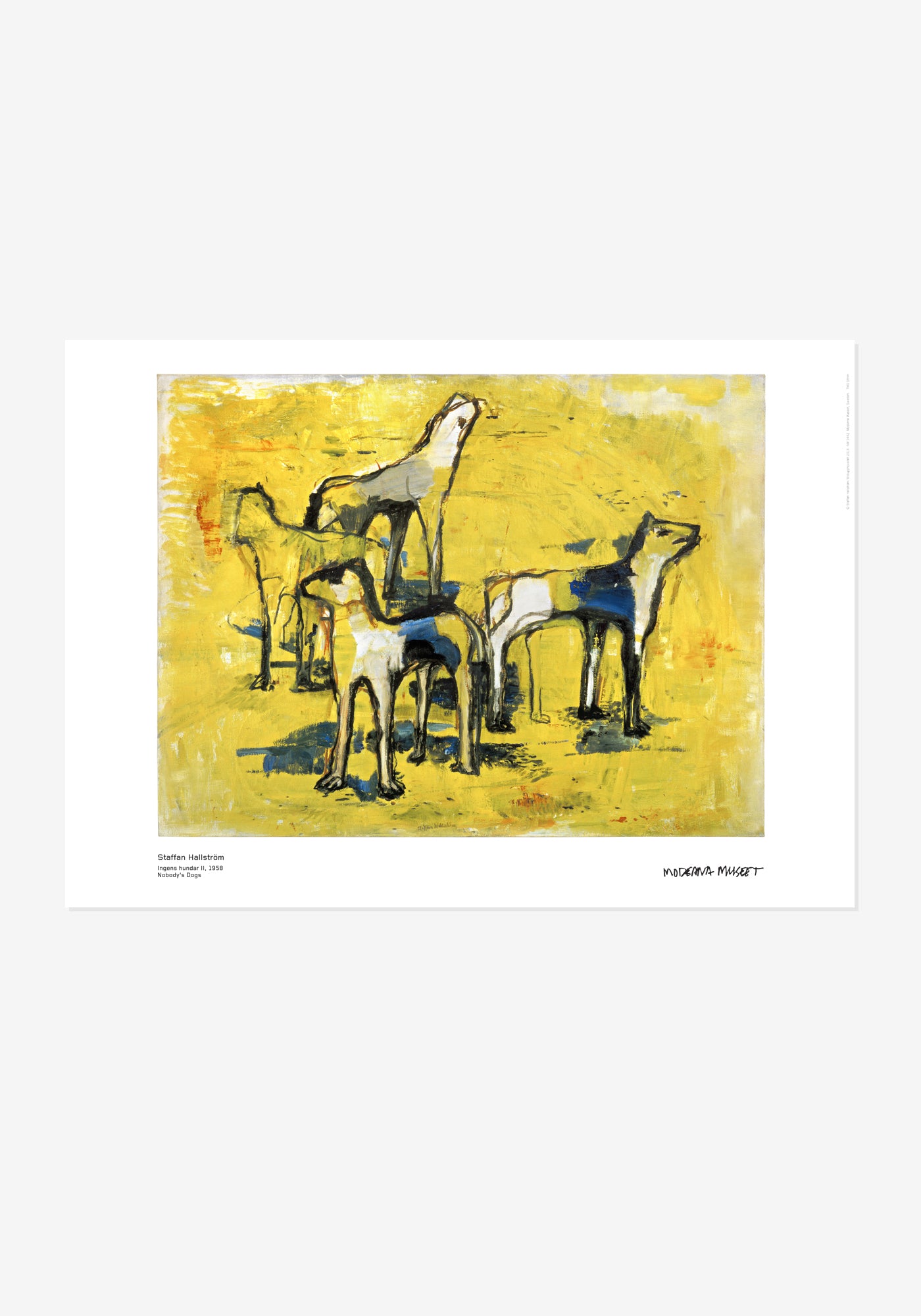 Poster, Staffan Hallström, Ingens hundar II