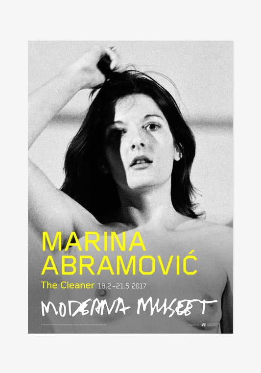 Poster, Marina Abramovic, Art must be beautiful, Artist must be beautiful
