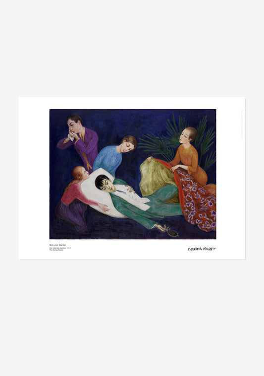 Poster, Nils Dardel, Den döende dandyn