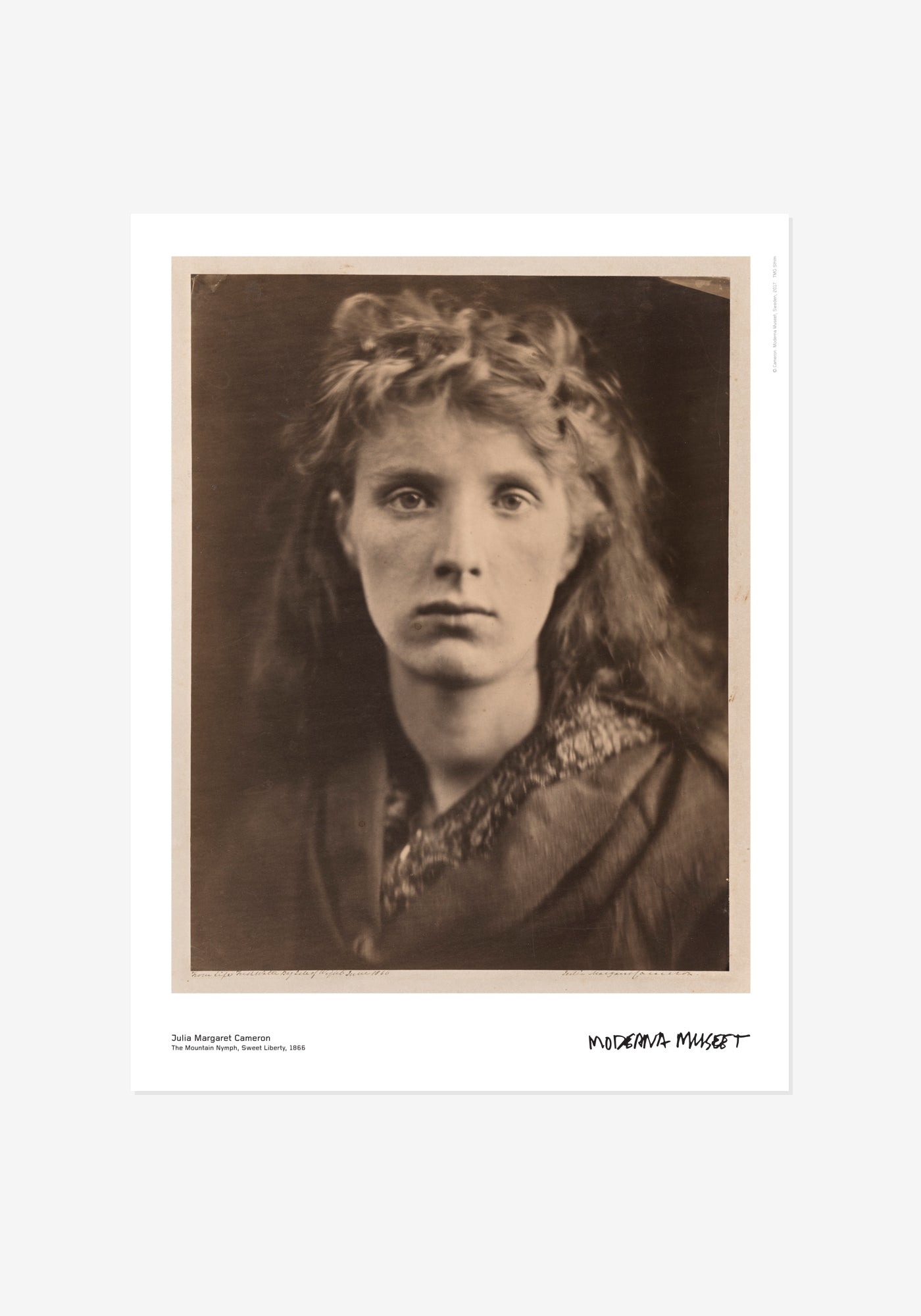Poster, Julia Margaret Cameron, The Mountain Nymph, Sweet Liberty