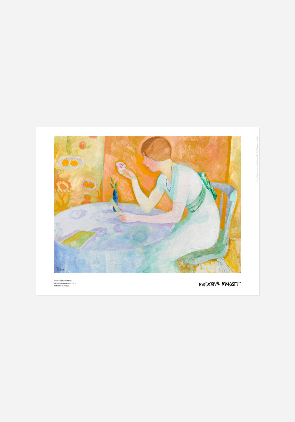 Poster, Isaac Grünewald, Vid det runda bordet