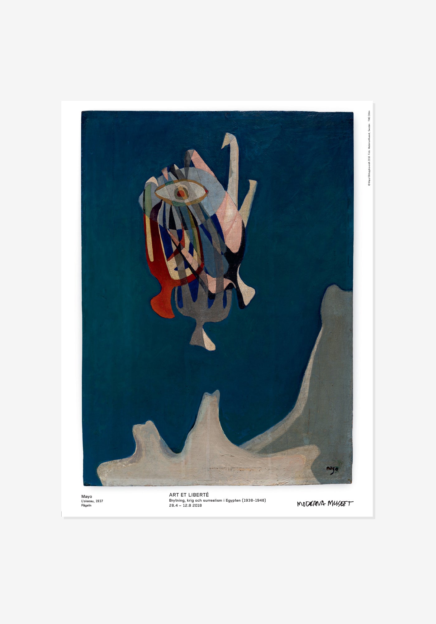 Poster, Mayo, Fågeln