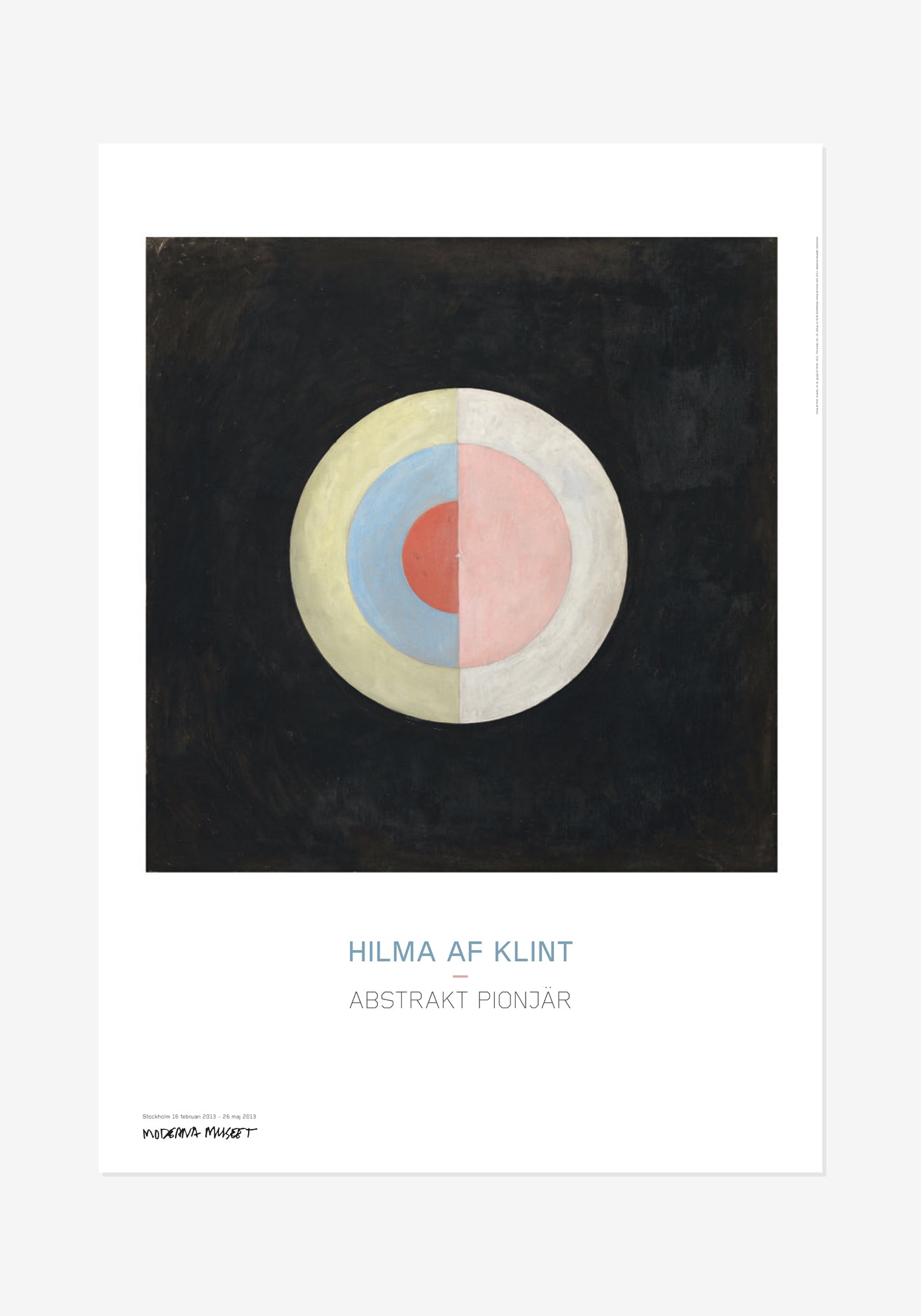 Poster, Hilma af Klint, Svanen, Nr 16