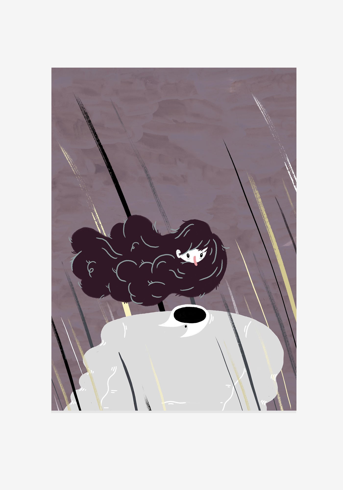 Poster, Saga Bergebo, Hair