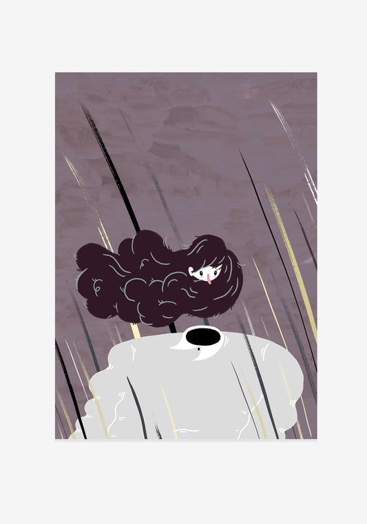 Poster, Saga Bergebo, Hair