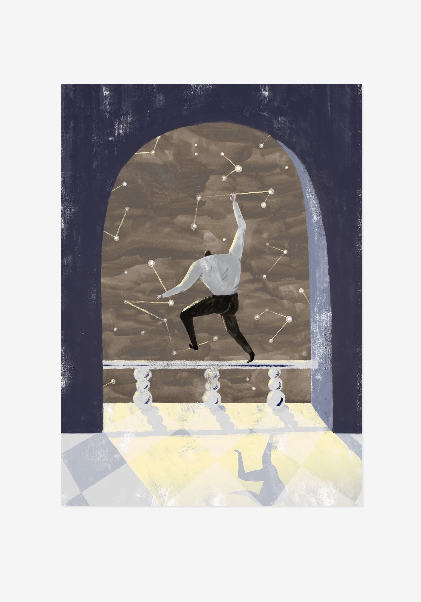 Poster, Saga Bergebo, Night