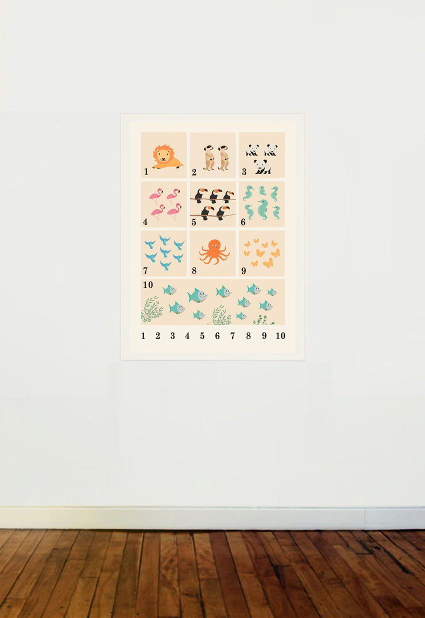 Poster, Casablanca Paper, Siffror