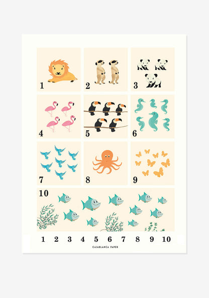 Poster, Casablanca Paper, Siffror