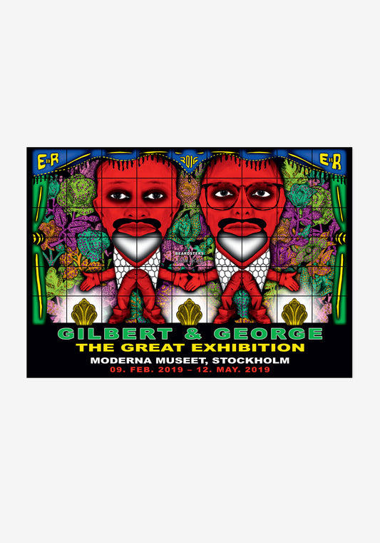 Poster, Gilbert & George, Beardsters