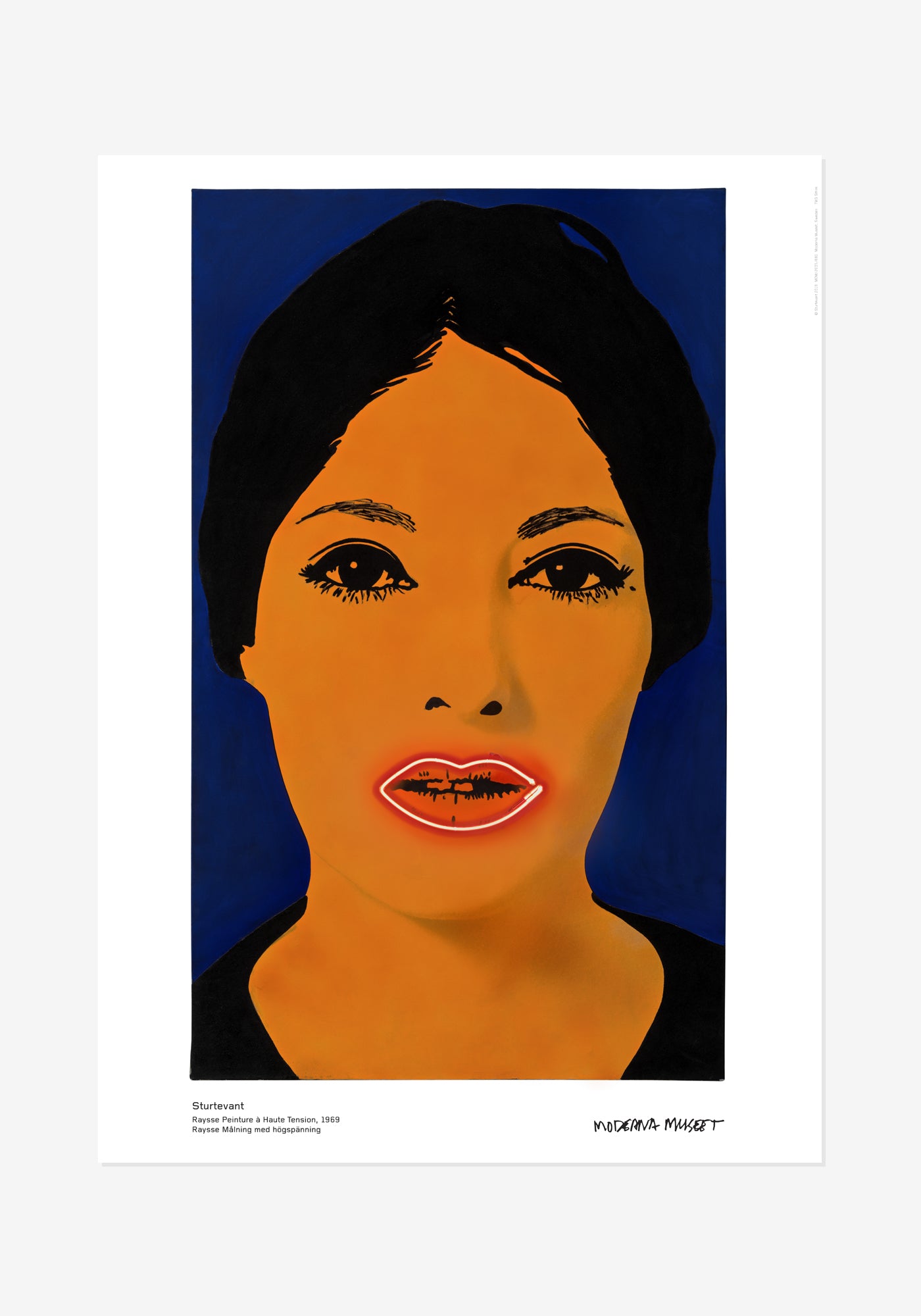 Poster, Sturtevant, Raysse Målning med högspänning