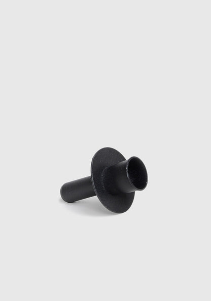 Candle Holder Bottle - Black Iron