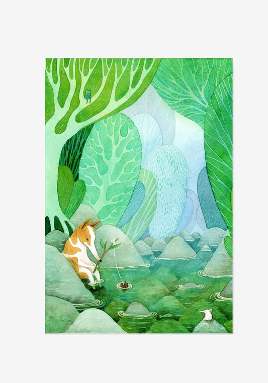 Poster, Maya Jönsson, Fiskelycka