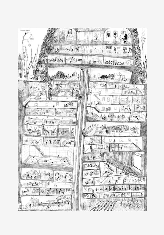 Poster, Karin Cyrén, Myrstack