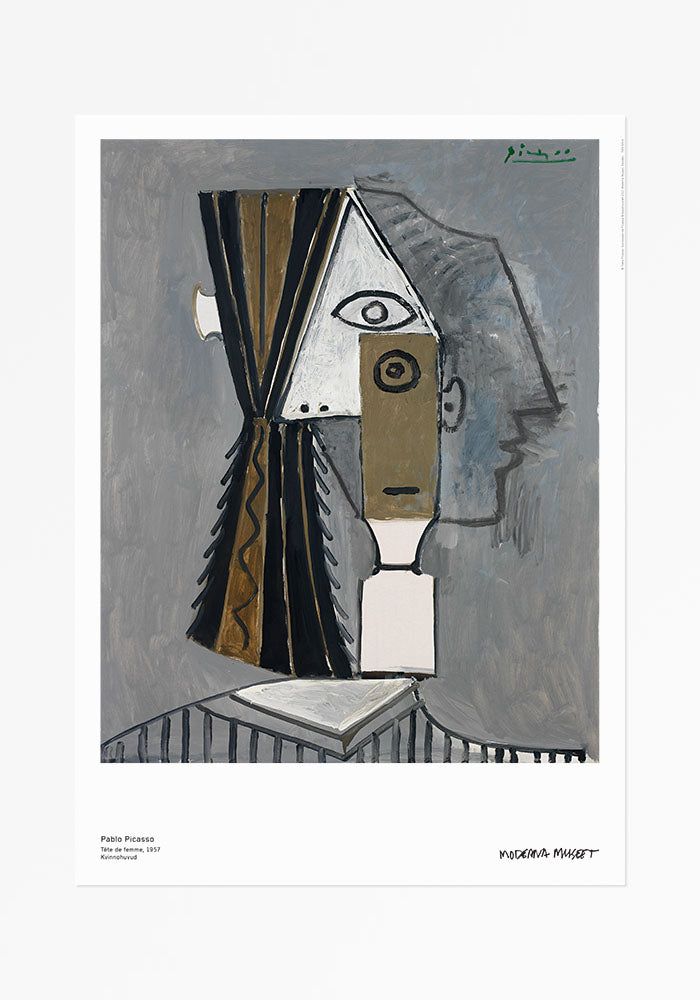 Poster, Pablo Picasso, Kvinnohuvud