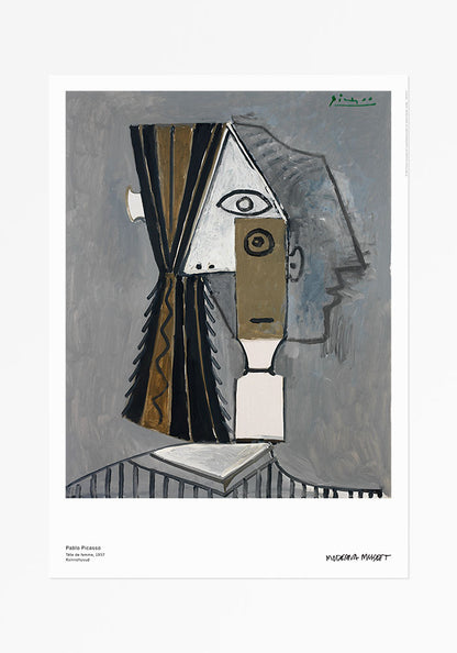 Poster, Pablo Picasso, Kvinnohuvud