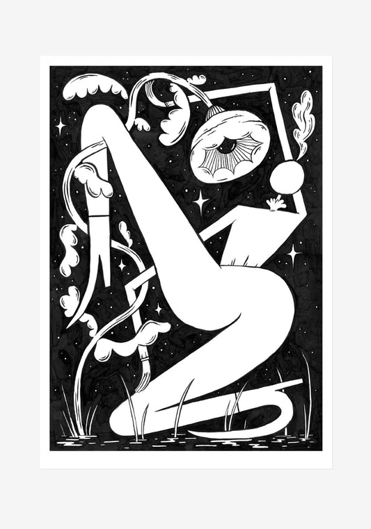 Poster, Saga Bergebo, Floral Night