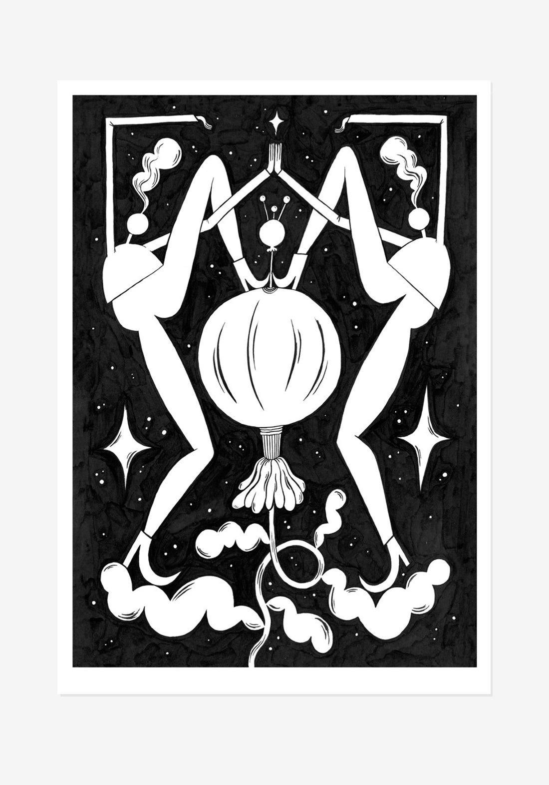 Poster, Saga Bergebo, Floral Twins