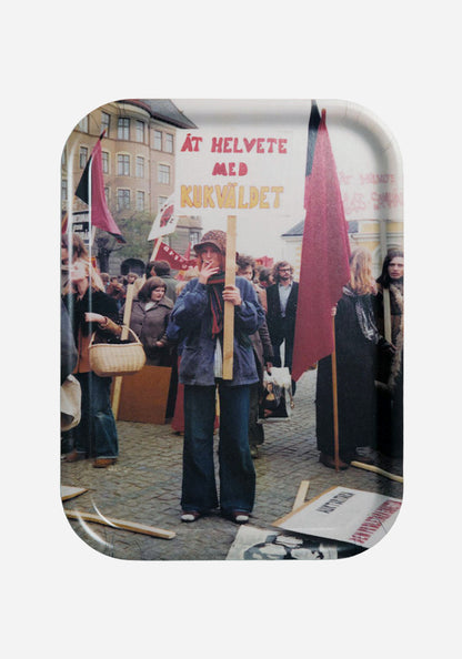 Bricka: Åt helvete med kukväldet