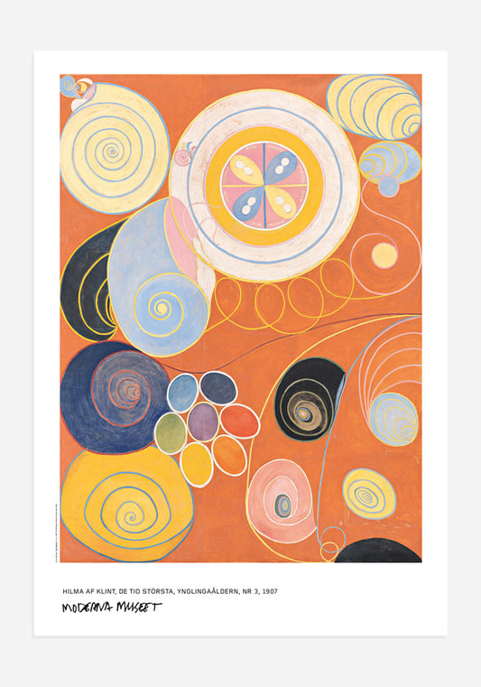 Poster, Hilma af Klint, De tio största, Ynglingaåldern, nr 3