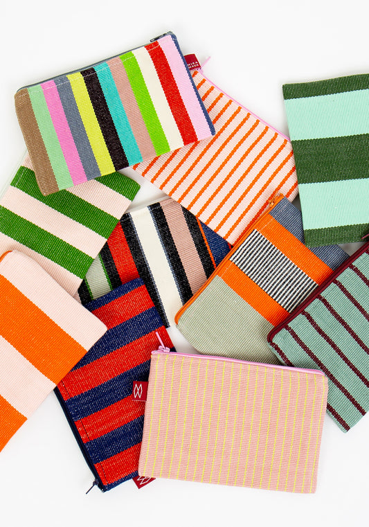 Fabric wallet - mixed patterns