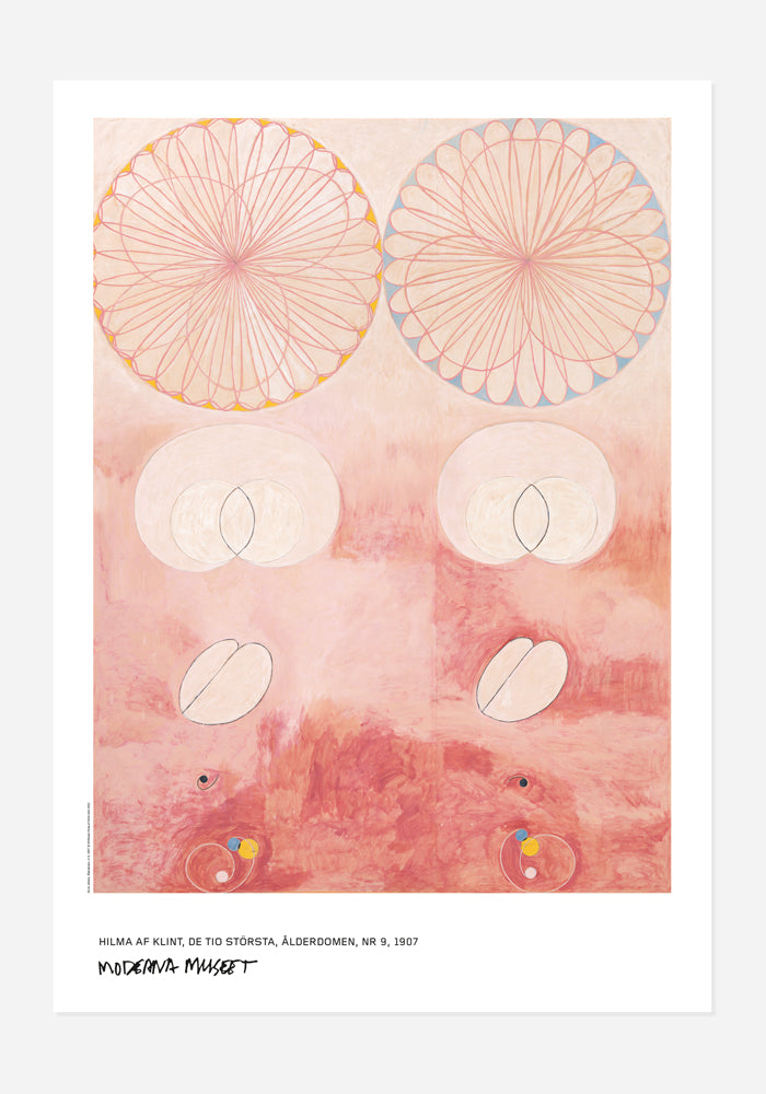Poster, Hilma af Klint, De tio största, Ålderdomen, nr 9