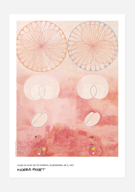 Poster, Hilma af Klint, De tio största, Ålderdomen, nr 9