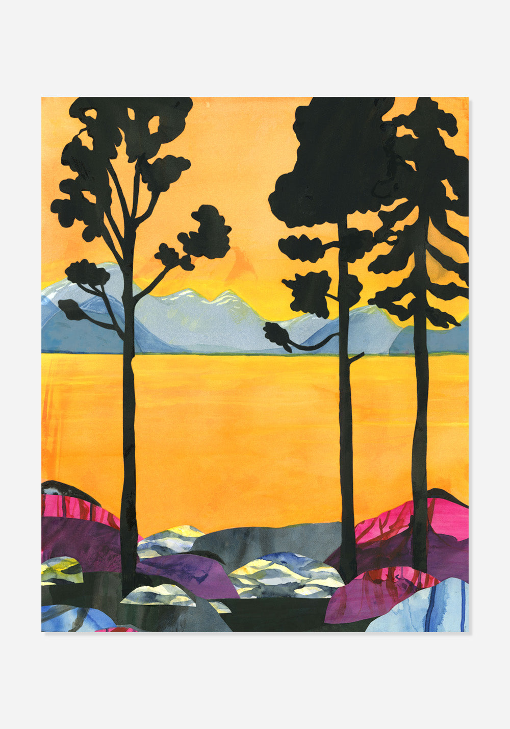 Poster, Mia Fernau, Orange