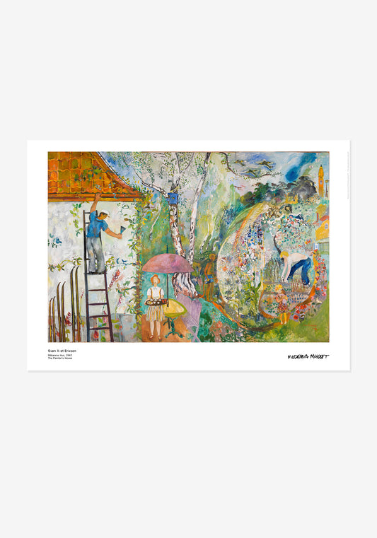 Poster, Sven X-et Erixson, Målarens hus